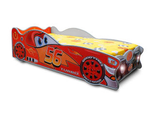 Auto postieľka McQueen ZygZag Mini, matrac zdarma